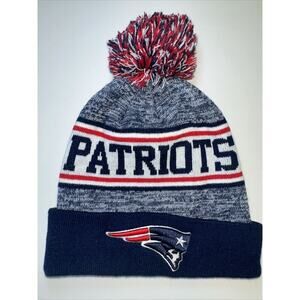 New England Patriots winter beanie pom hat winter snow cap adult unisex